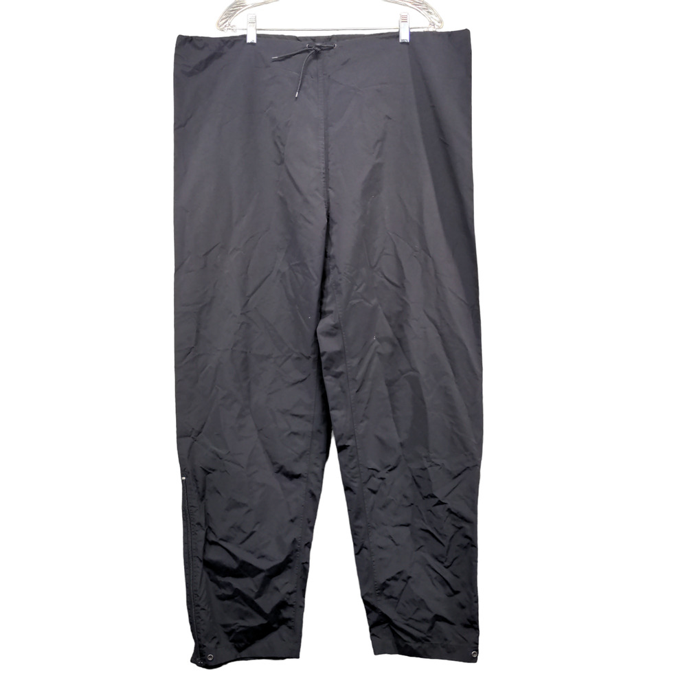FedEx Stan Herman Mens Rain Pants Blue Size L 100% Nylon Drawstring